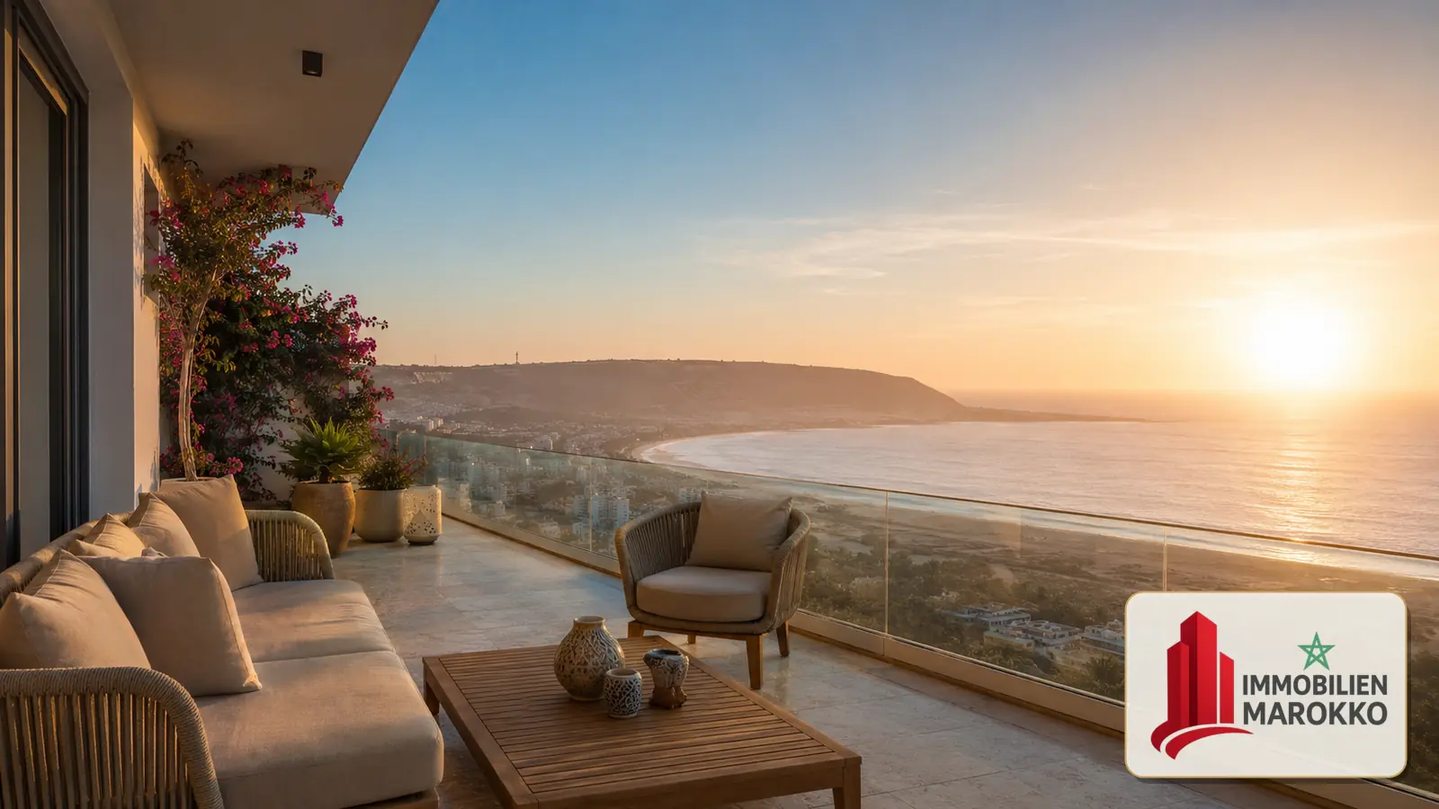 Apartment in Agadir with a sea view at sunset Apartment in Agadir with a sea view at sunset